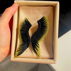 Mignonne Gavigan Madeline Earrings black/gold